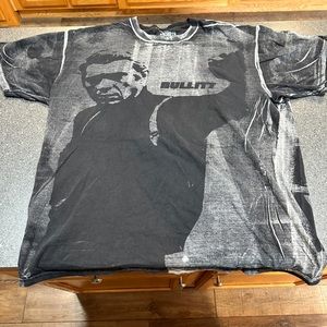 Vintage Steve McQueen Bullitt movie shirt XL
